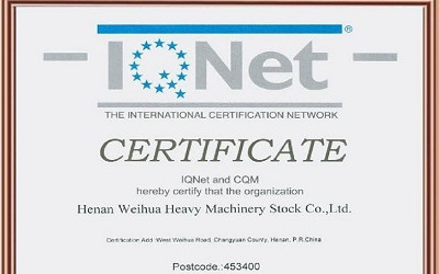 ISO 9001 Certificate