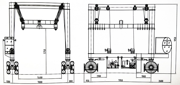 Marine Hoist Sketch