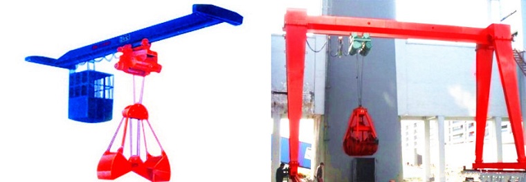 Single Girder Grab Crane