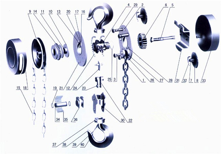 Chain Hoist Sketch