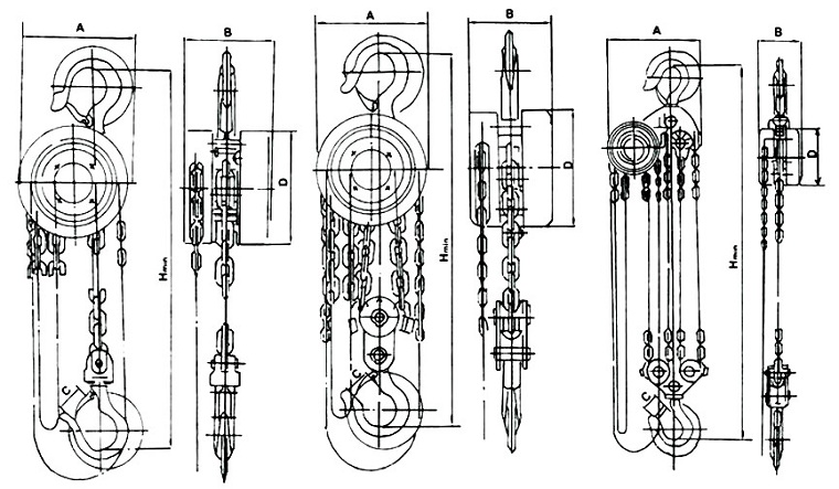 Chain Hoist Sketch