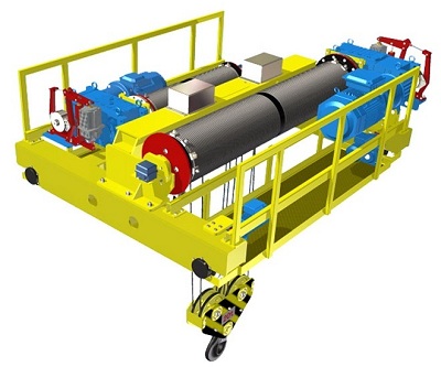 Winch trolley European Double Girder Overhead Crane