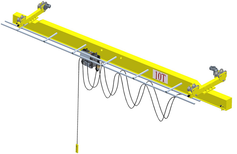 Suspension type European Single Girder Overhead Crane