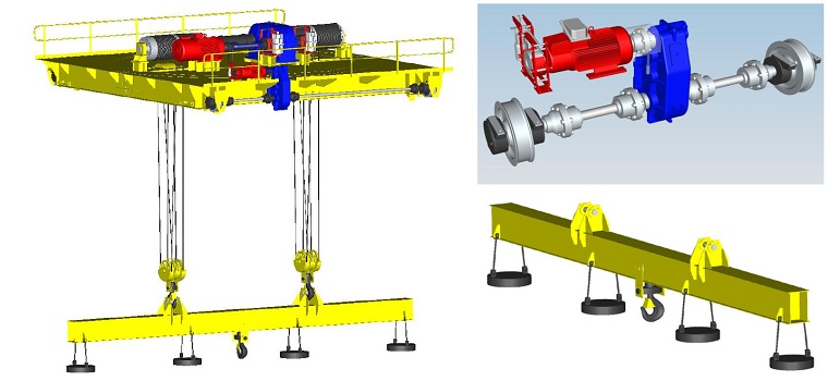 General Use Carrier-beam Crane  Trolley