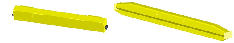 Single Girder Overhead Crane End Beam and Main Girder