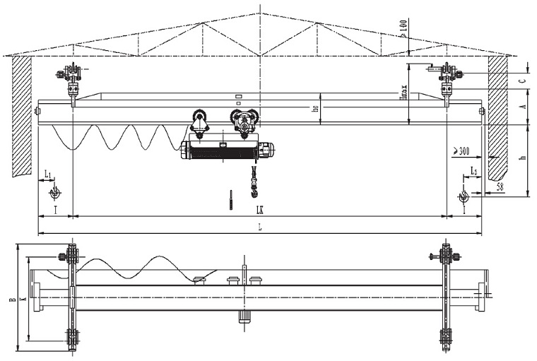 Suspension crane Sketch