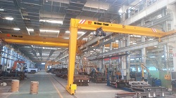 Single girder crane