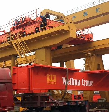 double girder overhead crane inspection before delivery